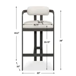Kalmar Outdoor Bar Stool - Image 11