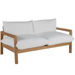Monterey Teak Outdoor Loveseat - Image 3