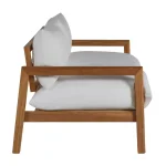 Monterey Teak Outdoor Loveseat - Image 4