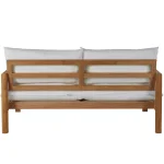 Monterey Teak Outdoor Loveseat - Image 5