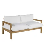 Monterey Teak Outdoor Loveseat - Image 7
