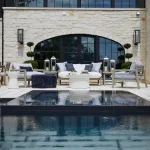 Monterey Teak Outdoor Loveseat - Image 8