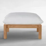 Monterey Teak Outdoor Ottoman - Image 4