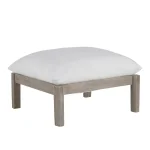 Monterey Teak Outdoor Ottoman - Image 5