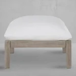 Monterey Teak Outdoor Ottoman - Image 8