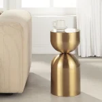 Golden Vessel Accent Table - Image 3