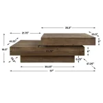 Rustic Planes Coffee Table - Image 10