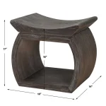 Connor Small Bench, Walnut - Image 9