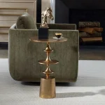 Flight Accent Table, Brass - Image 4