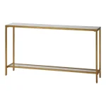 Hayley Console Table, Gold - Image 8