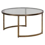 Rhea Nesting Coffee Tables, Gold, S/2 - Image 5