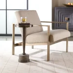 Masika Drink Table, Bronze - Image 4
