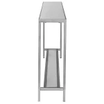 Hayley Console Table, Silver - Image 5