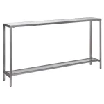 Hayley Console Table, Silver - Image 8