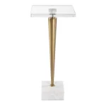 Campeiro Drink Table, Brass - Image 6
