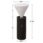 Top Hat Drink Table, White - Image 6