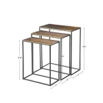 Coreene Nesting Tables, Gold, S/3 - Image 8