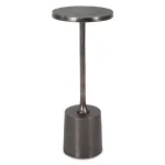 Sanaga Indoor-outdoor Drink Table, Nickel