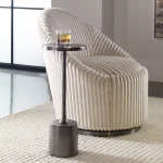Sanaga Indoor-outdoor Drink Table, Nickel - Image 4