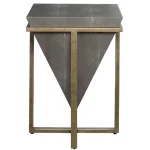 Bertrand Accent Table, Shagreen - Image 5