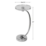 Waveney Drink Table, Nickel - Image 11