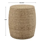 Resort Accent Stool, Natural - Image 6
