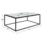 Bravura Coffee Table, Black - Image 8
