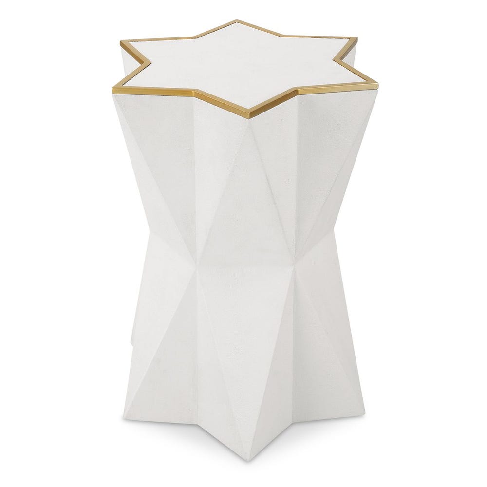 Capella Accent Table, White