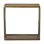 Derwent Side Table, Antique Brass