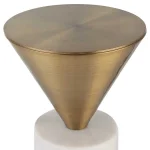Top Hat Drink Table, Brass - Image 5
