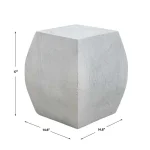 Grove Accent Stool, Ivory - Image 8