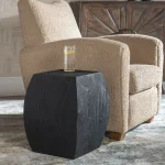 Grove Accent Stool, Black - Image 4