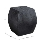 Grove Accent Stool, Black - Image 9