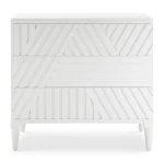 Colby 3 Drawer Chest, White