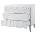 Colby 3 Drawer Chest, White - Image 7