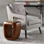 Loophole Accent Stool, Natural Wash - Image 4