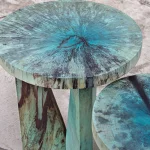 Nadette Nesting Tables, Blue, S/2 - Image 6