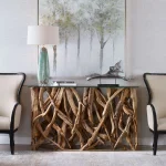 Teak Wood Console - Image 3