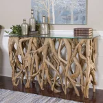 Teak Wood Console - Image 8