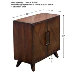 Liri 2 Door Cabinet - Image 7