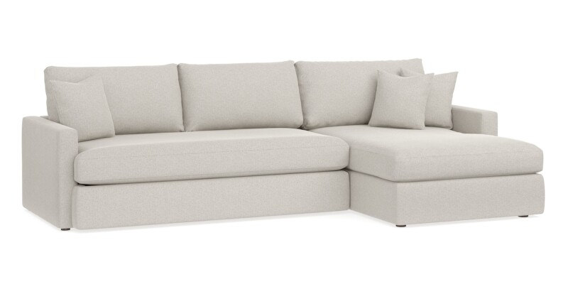 Allure Track Arm Bench Seat Chaise Sectional