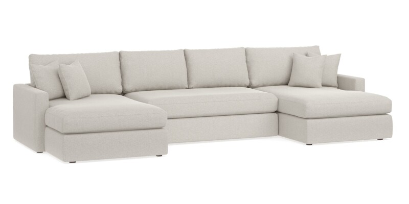 Allure Track Arm Bench Seat U-Shaped Sectional