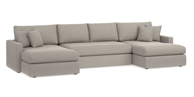 Allure Track Arm Bench Seat U-Shaped Sectional