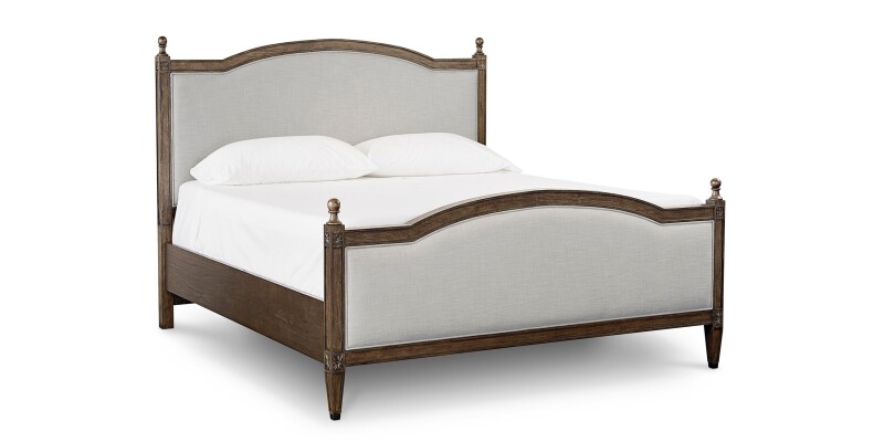 2611K153-101298962 Charlotte Upholstered Bed with Footboard - Image 1