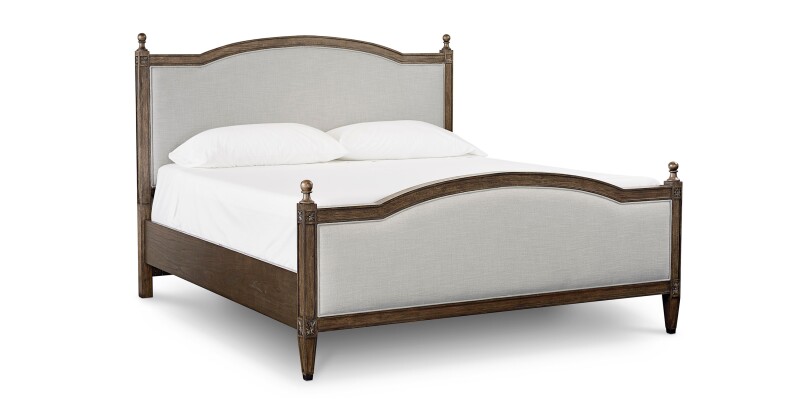 Charlotte Upholstered Bed with Footboard