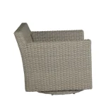 Club Woven N-dura Resin Wicker Outdoor Swivel Glider Chair - Image 19