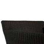 Club Woven N-dura Resin Wicker Outdoor Swivel Glider Chair - Image 18