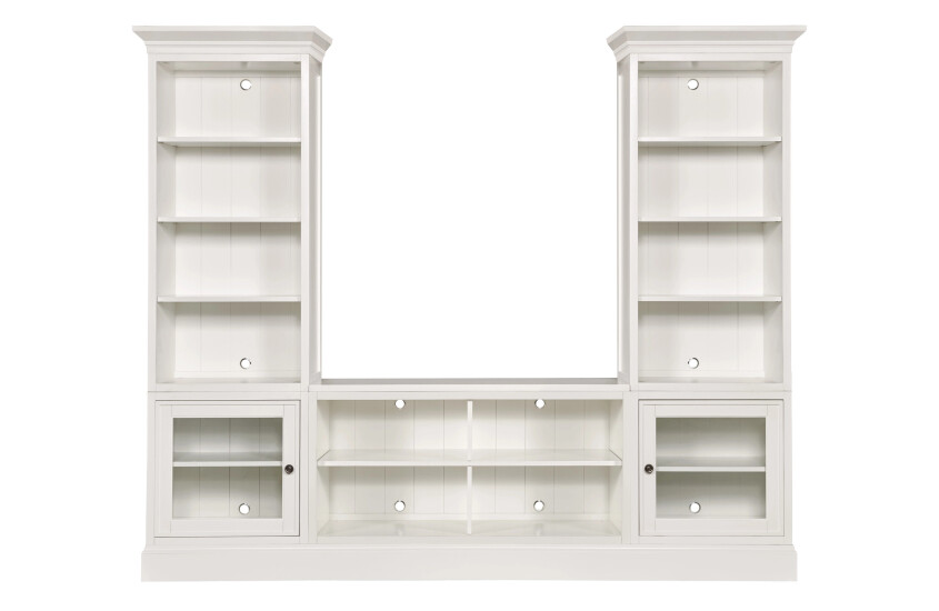 Structures Quad Bookcase Console W/display Piers - Complete