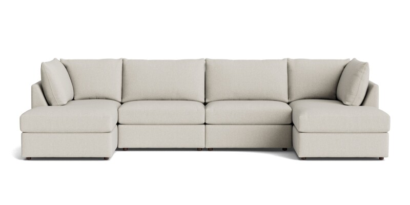 Beckham Modular Double Chaise Sectional