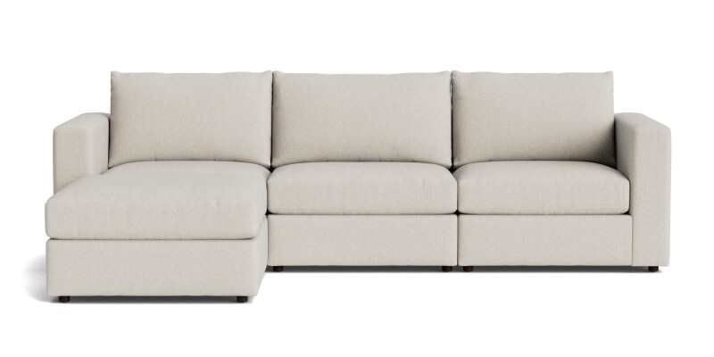 Beckham Track Arm Modular Sofa with Ottoman